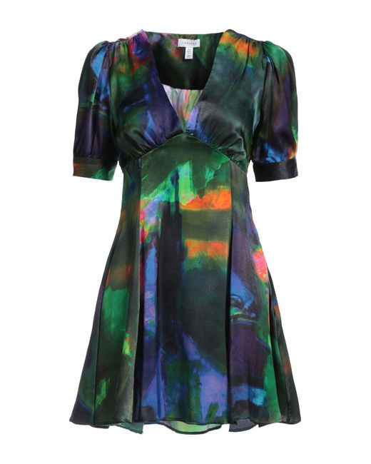 TOPSHOP Green Mini Dress