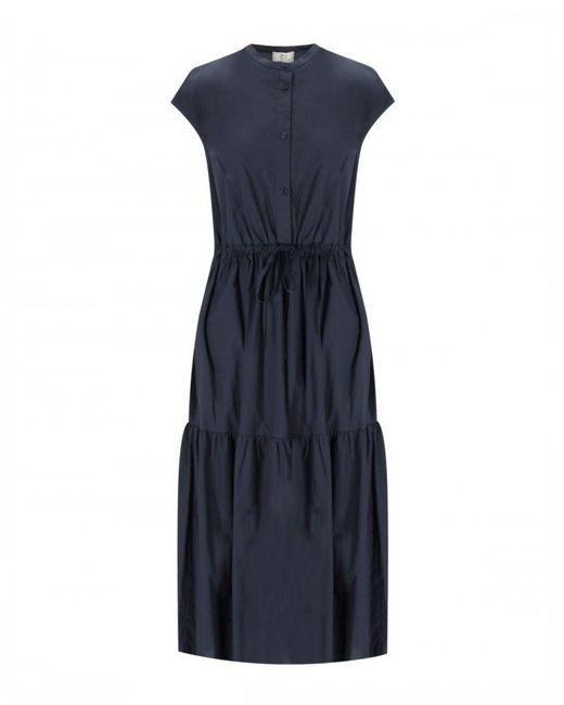Woolrich Blue Midi-Kleid
