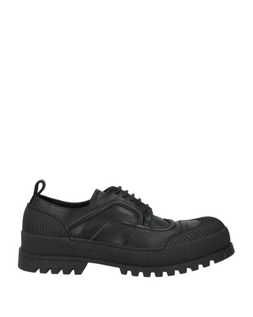 MICH SIMON Schnürschuh in Black für Herren
