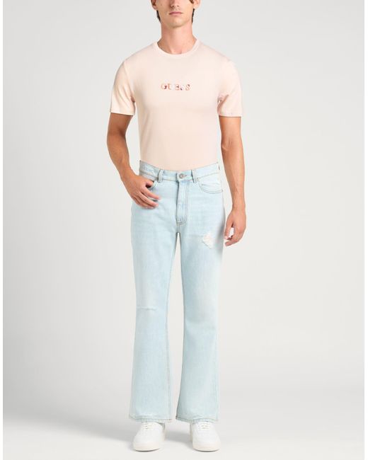Guess Pink T-Shirts for men