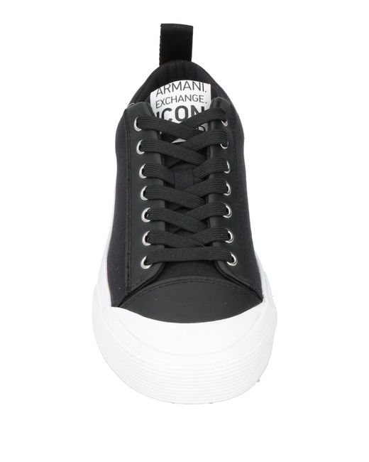 ARMANI EXCHANGE Black Trainers for men