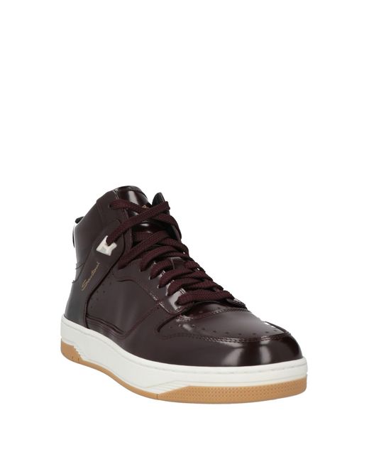 Santoni Brown Trainers for men