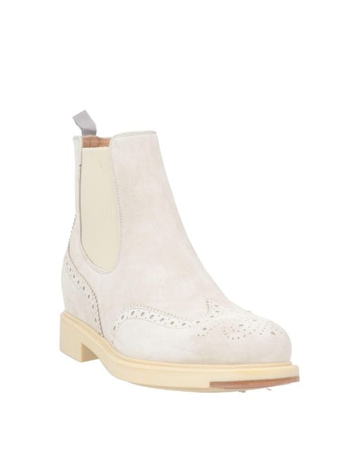 Santoni Natural Ankle Boots