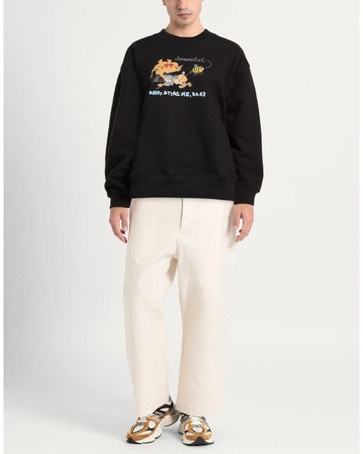 DOMREBEL Black Sweatshirt Cotton for men