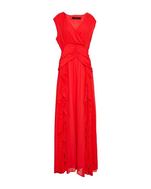 EMMA & GAIA Red Maxi Dress Viscose