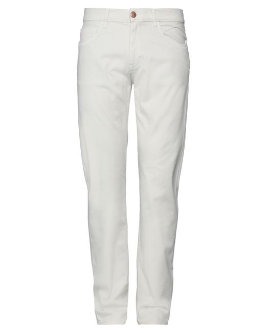 Giorgio Armani White Ivory Pants Cotton, Elastane for men