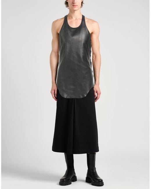 Rick Owens Gray Tank Top for men