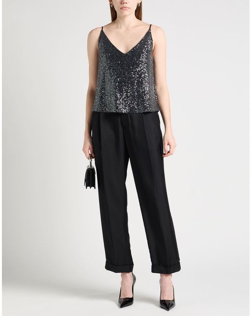 Ottod'Ame Gray Top Polyester