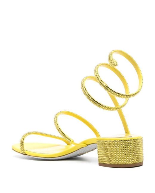 Sandali di Rene Caovilla in Yellow