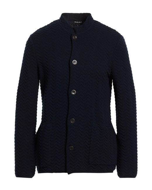 Giorgio Armani Blue Cardigans for men