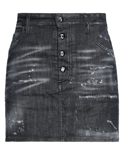 DSquared² Gray Jeansrock