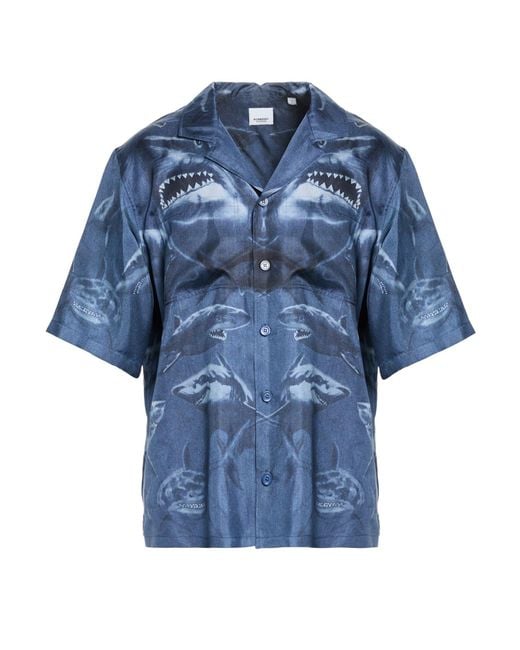Burberry Blue Shirts for men