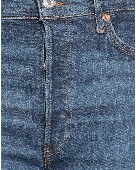 Re/done Blue Jeans Cotton, Polyester, Elastane