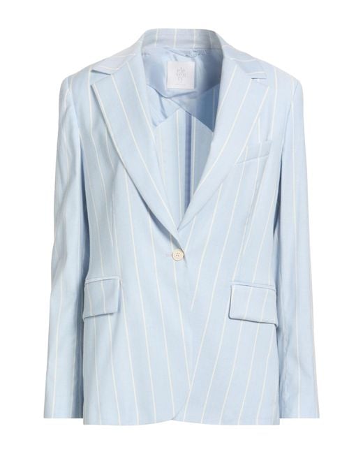Eleventy Blue Sky Blazer Wool, Viscose, Elastane