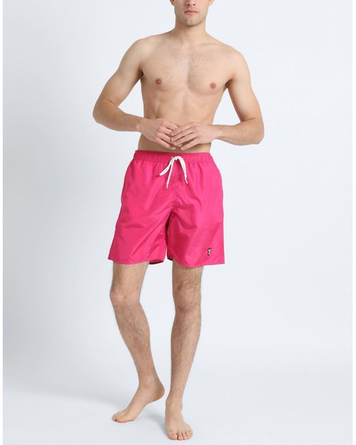 YES I AM Pink Swim Trunks for men