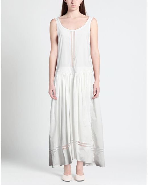 Robe longue DIOTIMA en coloris White
