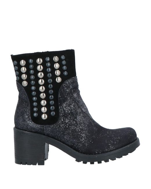 Sgn Giancarlo Paoli Black Ankle Boots