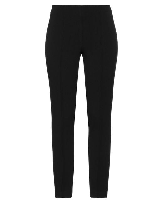 DOUBLE C Black Pants Polyester, Viscose, Elastane