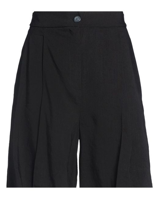 Marella Black Shorts & Bermuda Shorts