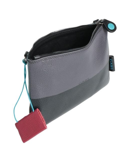 Gabs Gray Cross-Body Bag Calfskin