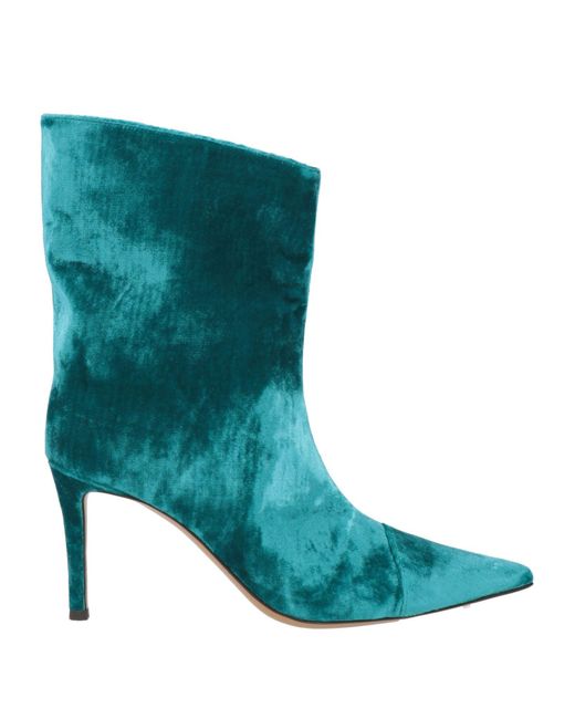 Alexandre Vauthier Blue Ankle Boots