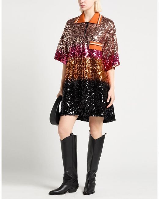Palm Angels Red Mini Dress Polyester