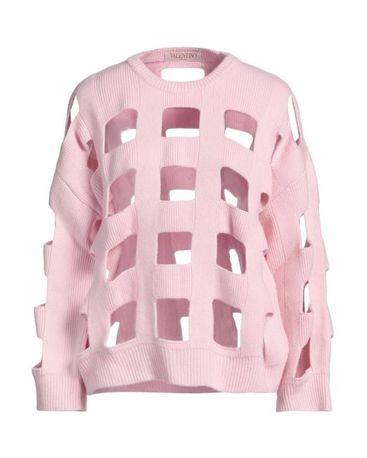 Valentino Garavani Pink Sweater Virgin Wool