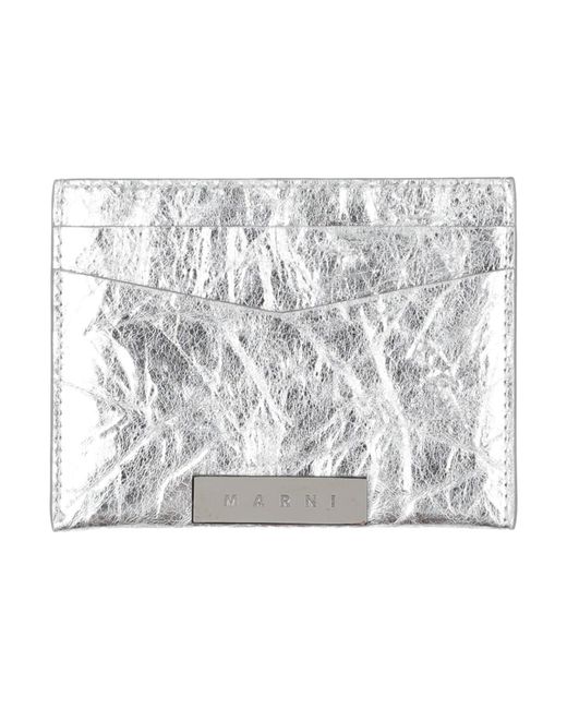Marni Gray Cardholder Leather