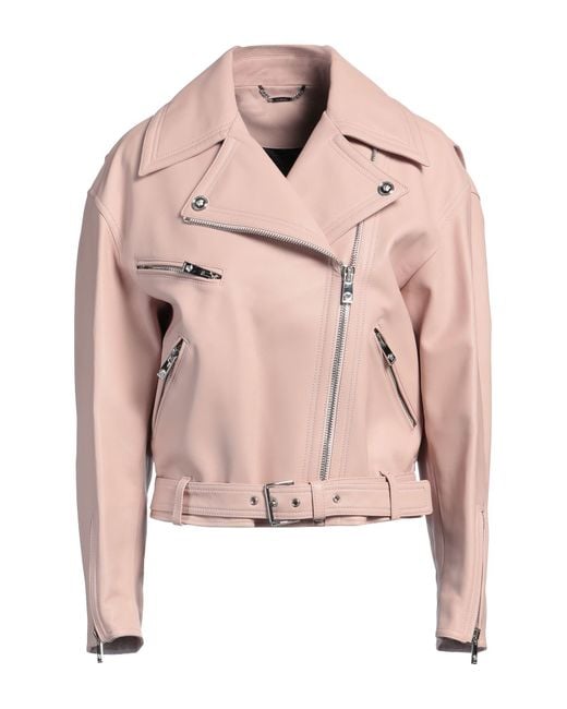 Versace Pink Jacket Lambskin