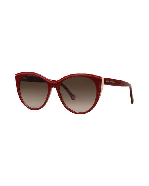 Carolina Herrera Brown Sunglasses
