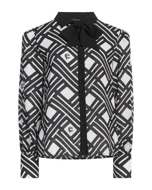 Cristinaeffe Black Shirt Polyester