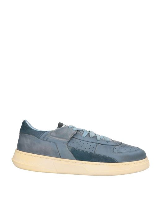 RUN OF Blue Sneakers for men