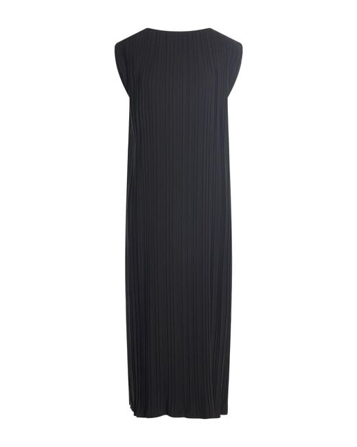 Alpha Studio Black Maxi Dress Polyester