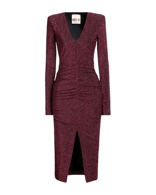 Vestido midi Aniye By de color Purple