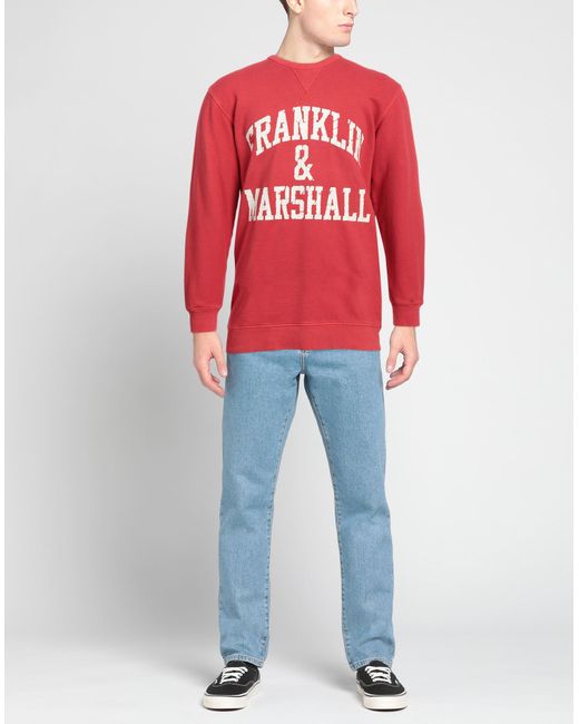 Franklin & Marshall Red Sweatshirt for men