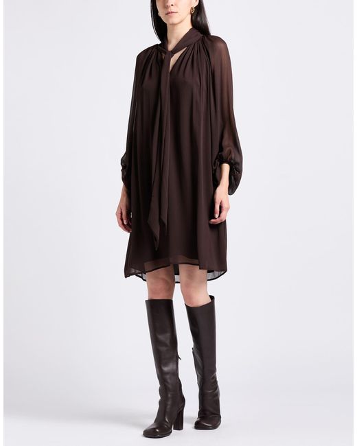 Caractere Brown Mini Dress