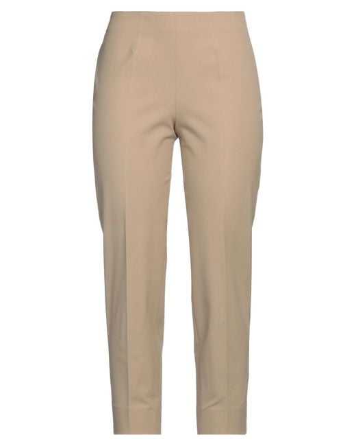 Piazza Sempione Natural Cropped Pants