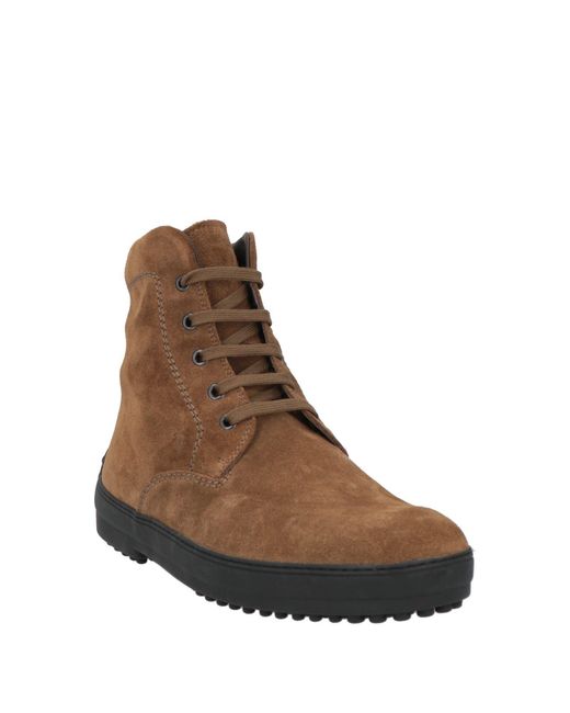 Tod's Brown Ankle Boots for men