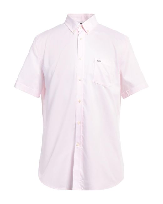 Camicia di Lacoste in Pink da Uomo