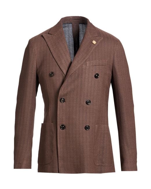 Lardini Brown Blazers for men