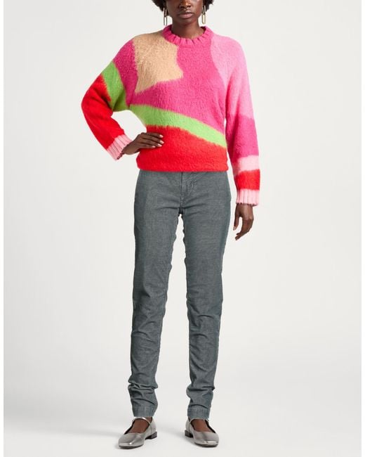 Jacob Cohen Gray Pants Cotton, Elastane