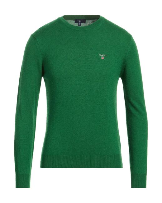 Gant Green Sweater Wool for men