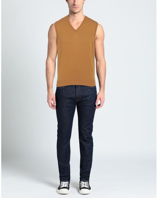 FILIPPO DE LAURENTIIS Brown Jumper for men