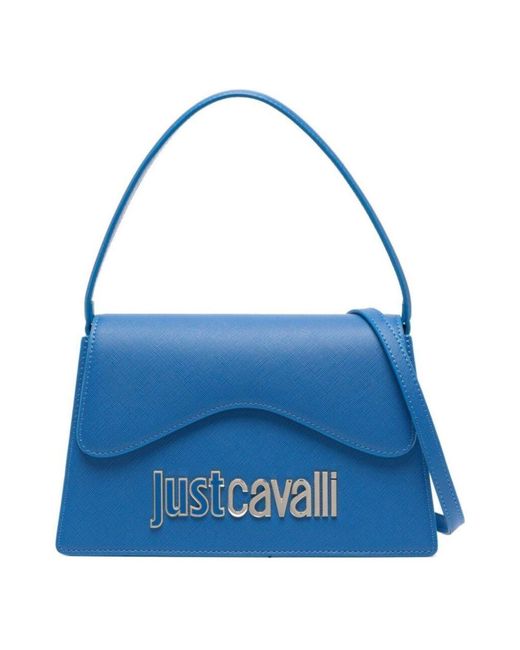 Just Cavalli Blue Schultertasche
