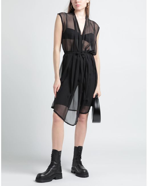 Ann Demeulemeester Gray Midi Dress