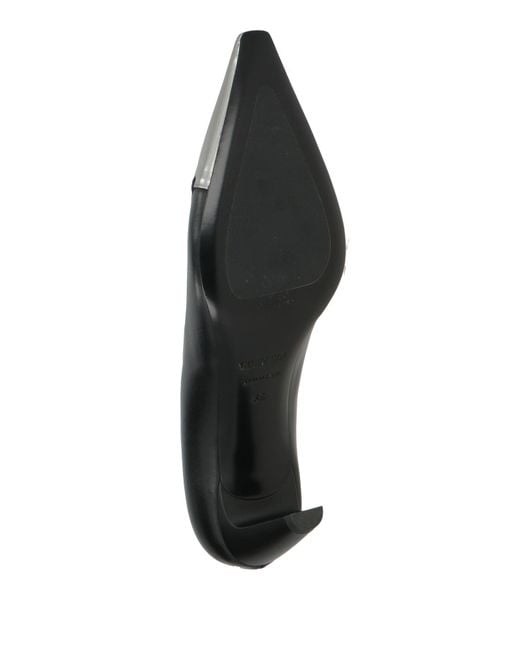 Premiata Black Charcoal Pumps Leather