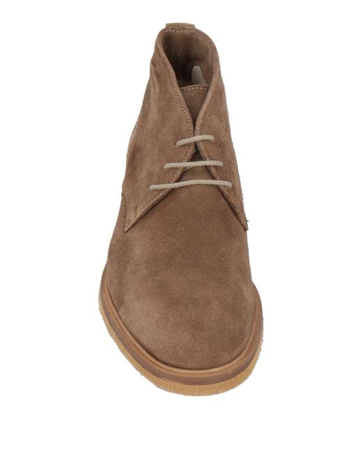 Baldinini Brown Ankle Boots Leather for men