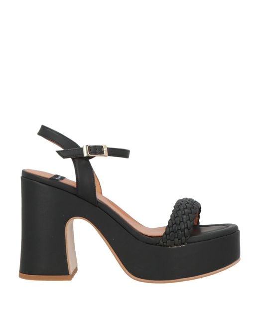 Angel Alarcon Black Sandals