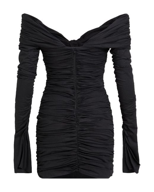 GIUSEPPE DI MORABITO Black Mini Dress Cotton