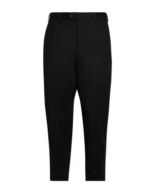 PT Torino Black Pants Virgin Wool, Polyester, Elastane for men